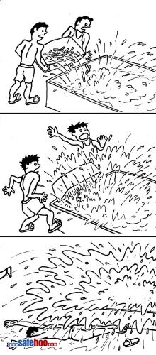 操作不當 鹽酸溶液飛濺傷人