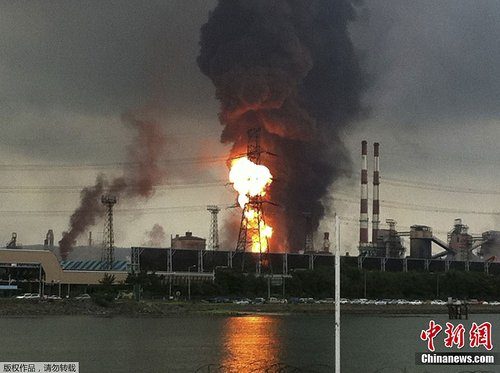 韓國(guó)最大鋼鐵制造公司工廠發(fā)生爆炸