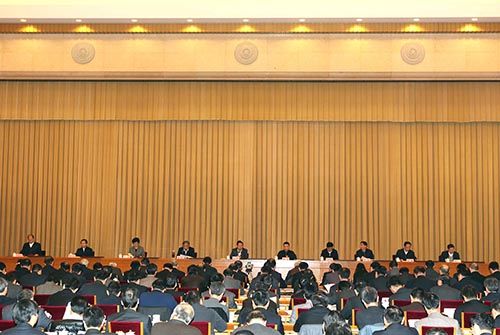 1月24日，2013年全國(guó)環(huán)境保護(hù)工作會(huì)議在京召開，環(huán)境保護(hù)部部長(zhǎng)周生賢出席并講話。 中國(guó)環(huán)境報(bào)記者王亞京攝