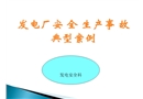發(fā)電廠安全生產(chǎn)事故典型案例培訓
