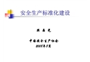 安全生產(chǎn)標(biāo)準(zhǔn)化建設(shè)培訓(xùn)課件