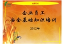 企業(yè)員工安全基礎(chǔ)知識(shí)培訓(xùn)