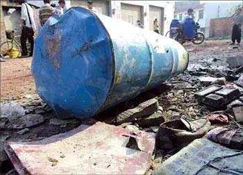 焊補(bǔ)空氣油桶爆炸
