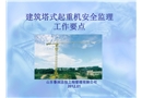 建筑塔式起重機(jī)安全監(jiān)理工作要點