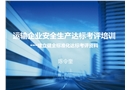 運輸企業(yè)安全生產(chǎn)達標考評培訓
