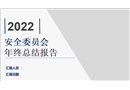 2022年安全工作年終總結