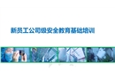 新員工公司級(jí)安全教育基礎(chǔ)培訓(xùn)
