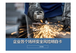 企業(yè)各個(gè)場(chǎng)所安全風(fēng)險(xiǎn)明白卡