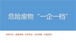 危險廢物“一企一檔”培訓(xùn)