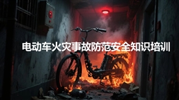 電動車火災(zāi)事故防范安全知識培訓(xùn)