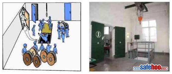 起吊口未設(shè)置圍欄 工作人員不慎墜落